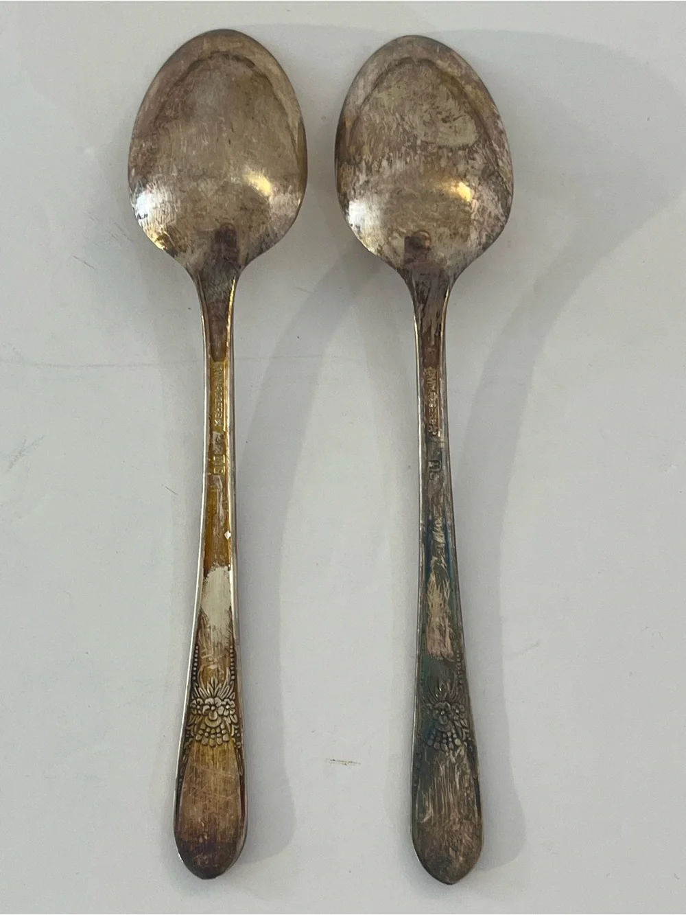 Wm Rogers IS Silver-plated Flatware Set 20 Pieces 1940 Beloved w/Guarantee Paper